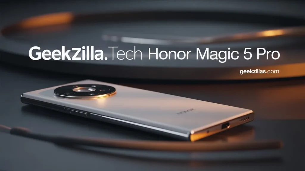 Display Of Geekzilla.Tech Honor Magic 5 Pro: Immersive and Eye-Friendly